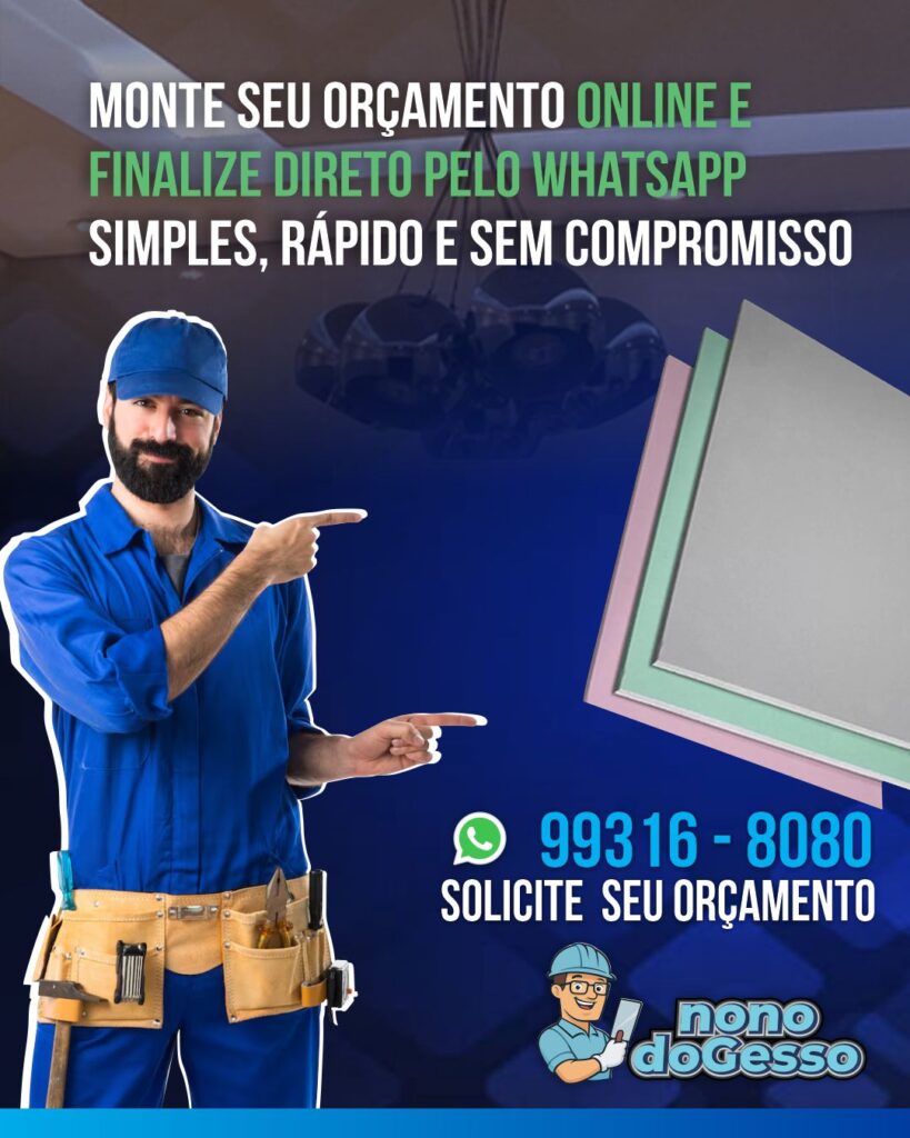 Nono do Gesso | Empresa especializada em Drywall Acartonado