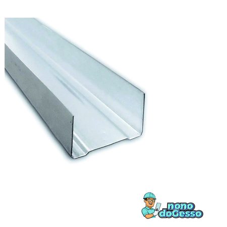 PERFIL GUIA DRYWALL - Nono do Gesso | Estrutura de Aço Galvanizado NBR 15217