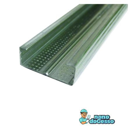 CANALETA F-530 - Nono do Gesso | Perfil Estrutural para Forro Drywall (Teto)