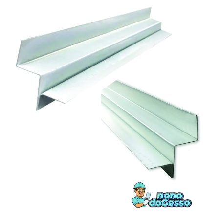 TABICA DRYWALL - Nono do Gesso | Perfil Metálico para Junta de Dilatação e Sanca Flutuante