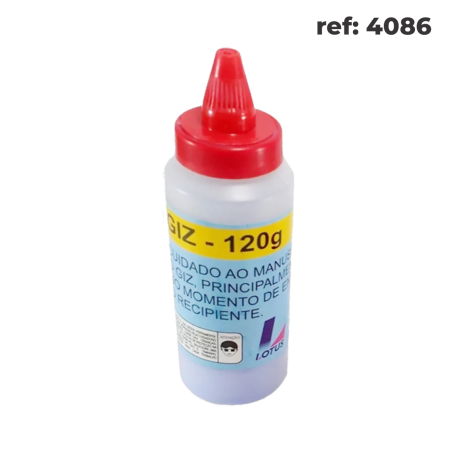 GIZ EM PÓ LOTUS (120g) - Nono do Gesso | Refil para Linha de Marcação e Carretel