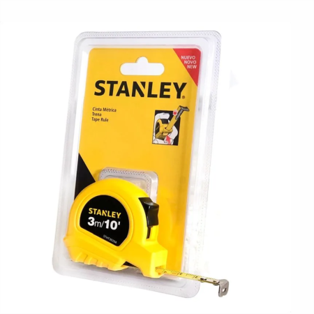 RENA STANLEY GLOBAL PLUS 3M (10 PÉS) - 13MM | Precisão Classe II e Fita de Nylon para Longa Durabilidade