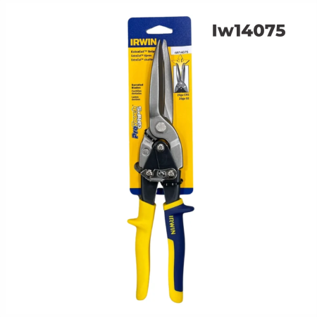 TESOURA DE AVIÃO IRWIN PROTOUCH (IW14075) - Nono do Gesso | Corte Preciso de Perfis Metálicos Drywall (Aço Galvanizado)