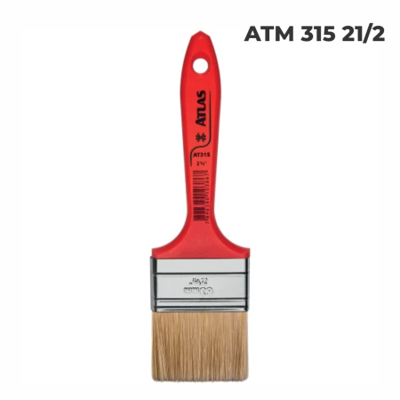 PINCEL PROFISSIONAL ATLAS 2 1/2" (ATM 315) - Nono do Gesso | Acabamento Fino em Paredes